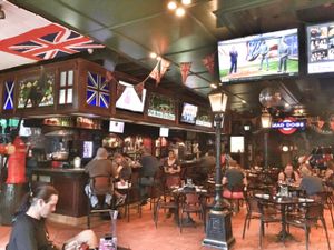 inside of the pub  at MadDogs British Pub in San Antonio