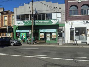 Front of store at Vegan Grocery Store in Fitzroy