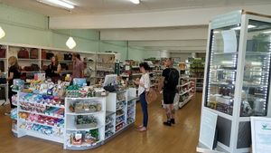 inside at Vegan Grocery Store in Fitzroy