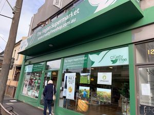 Outside  at Vegan Grocery Store in Fitzroy