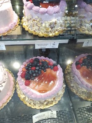 Vegan chocolate almond berry cake 🍰💖 at Whole Foods Market - Oracle in Tucson