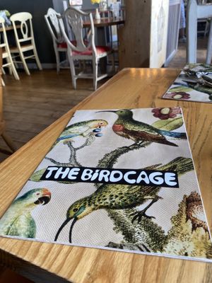 Menu  at The Bird Cage in Malmesbury