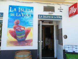 Entrance - hidden gem at La Isleta de La Vina in Cadiz