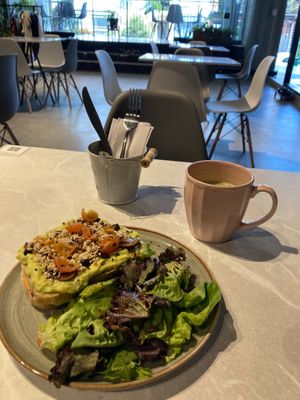 Another avocado toast at Chana Plant Based in Medellin