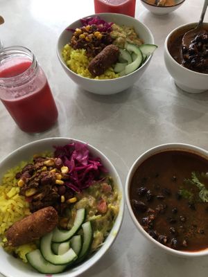 Plato del dia  at Chana Plant Based in Medellin