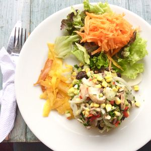 fuerte Del dia at Chana Plant Based in Medellin