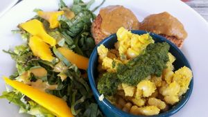 menú del día  at Chana Plant Based in Medellin