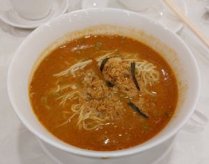 Soup Noodle in Sichuan Style 擔擔麵 at Kung Tak Lam - Tsim Tsa Tsui in Kowloon
