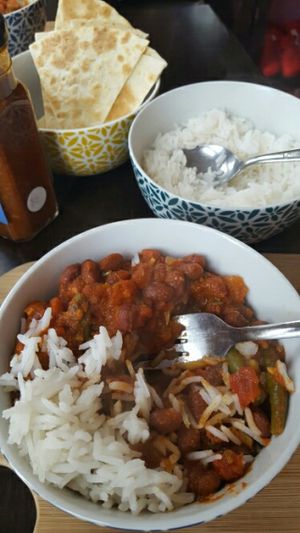 Rajma Curry at Pomegranate in Queenscliff