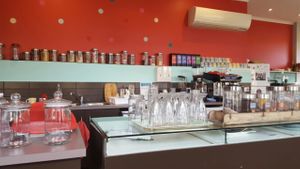 Lovely decor at Pomegranate in Queenscliff