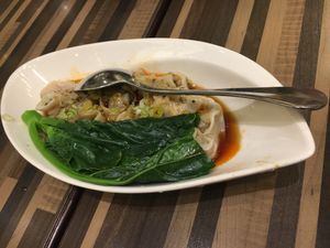 Wonton in Chili Oil at Hi-Lai Vegetarian 漢來蔬食 in Taoyuan