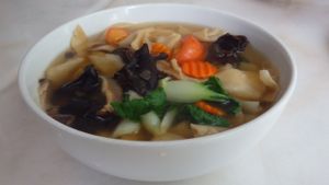 Mee Hoon Kuay at Nature's Harvest Cafe in Central Singapore