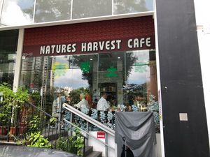 Shop front  at Nature's Harvest Cafe in Central Singapore