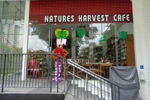 cafe exterior at Nature's Harvest Cafe in Central Singapore