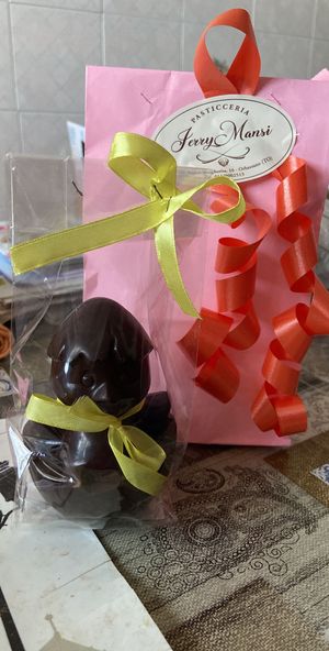 Pulcino di cioccolato fondente 🐣  at Pasticceria Jerry in Orbassano
