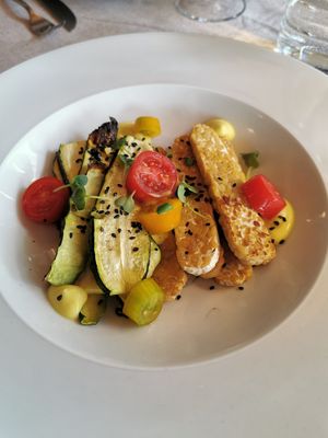 Tempeh at Al Tiglio Cucina Naturale in Moruzzo