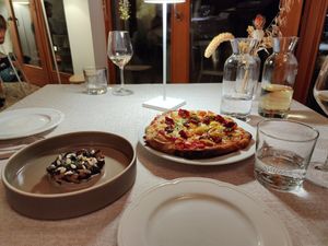 Starters at Al Tiglio Cucina Naturale in Moruzzo