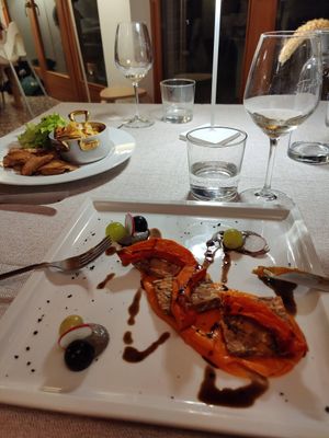 Main dish at Al Tiglio Cucina Naturale in Moruzzo