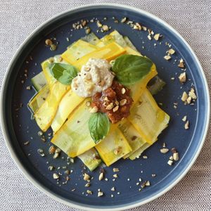 Zucchini lasagnetta  at Al Tiglio Cucina Naturale in Moruzzo