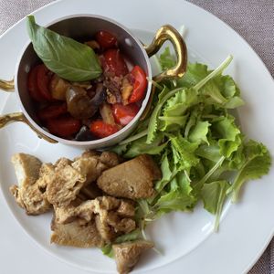 Seitan at Al Tiglio Cucina Naturale in Moruzzo