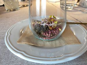 Spirulina mayo with crunchy buckwheat and lentis 💞 at Al Tiglio Cucina Naturale in Moruzzo