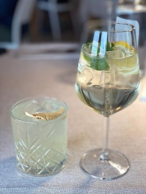 Furlan mule and Hugo 🌿 at Al Tiglio Cucina Naturale in Moruzzo