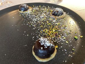 Vegan bounty 🥥 at Al Tiglio Cucina Naturale in Moruzzo