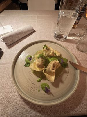 The dish was a piece of art. The taste was indescribably good.   at Al Tiglio Cucina Naturale in Moruzzo