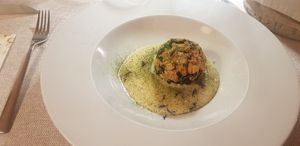 Dumpling at Al Tiglio Cucina Naturale in Moruzzo