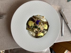 Asparagus plate  at Al Tiglio Cucina Naturale in Moruzzo