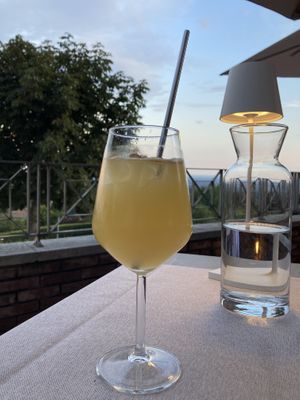 Gimber spritz  at Al Tiglio Cucina Naturale in Moruzzo