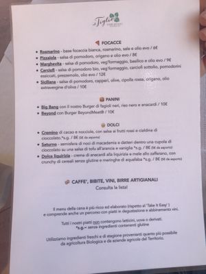 Manu/2 at Al Tiglio Cucina Naturale in Moruzzo