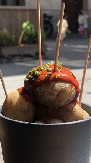 Papas arrugadas o boniatos  at Valentin in A Coruna