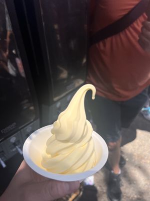 Dole whip   at Disneyland - Tiki Juice Bar in Anaheim