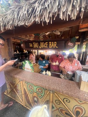 Tiki bar   at Disneyland - Tiki Juice Bar in Anaheim