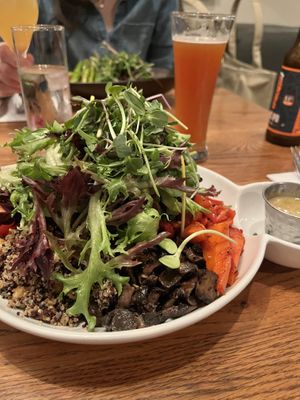 Mediterranean Quinoa Salad - no yogurt dressing at Vaudeville in Fredericksburg