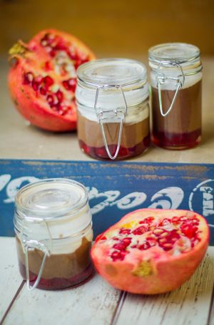 Nachspeiße mit Granatapfel at Mariposa in Nuremberg