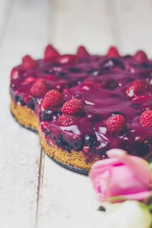 Kuchen zum Dessert at Mariposa in Nuremberg