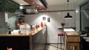 Looks like a nice fast food place with 'Döner' atmosphere, but much better because all vegan :) at Vegöner in Nuremberg