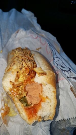 hotdog  at Vegöner in Nuremberg