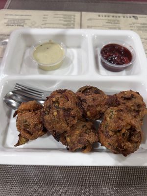 Onion pakora   at Dosa Corner in Columbus