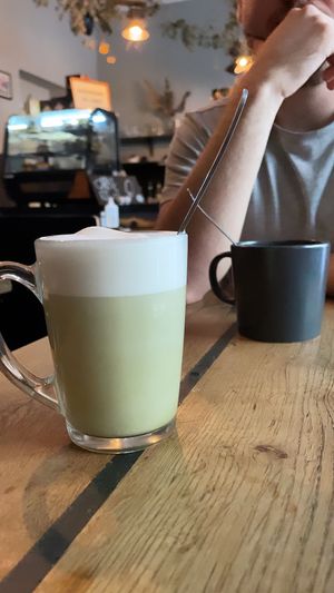 Matcha Latte at Geh Veg in Berlin