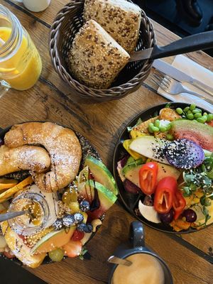 Savory and Sweet Breakfast   at Geh Veg in Berlin