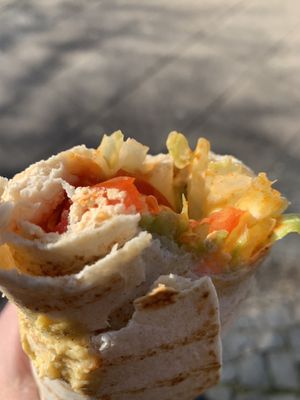 Wrap with smoked tofu  at Geh Veg in Berlin