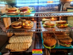 Different wraps and sandwiches at Geh Veg in Berlin