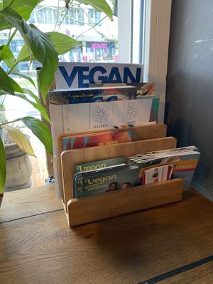 Vegan magazines and leaflets  at Geh Veg in Berlin