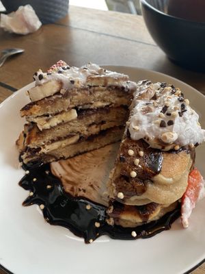 Bananen Pancakes  at Geh Veg in Berlin