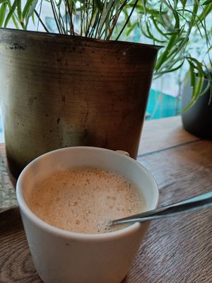 Cappuccino at Geh Veg in Berlin