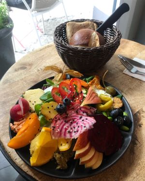 savoury breakfast plate 😍  at Geh Veg in Berlin