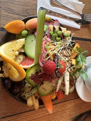 Big breakfast plate  at Geh Veg in Berlin